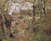 Camille Pissarro Farmhouse oil painting on canvas